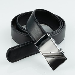 Ādas josta vīriešu GELOMA 3,5cm ar sprādzi "automāts"