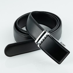 Ādas josta vīriešu GELOMA 3,5cm ar sprādzi "automāts"