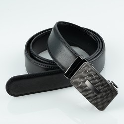 Ādas josta vīriešu GELOMA 3,5cm ar sprādzi "automāts"