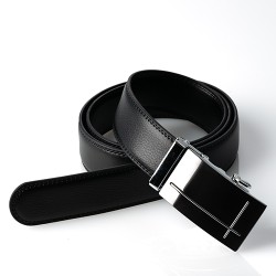 Ādas josta vīriešu GELOMA 3,5cm ar sprādzi "automāts"