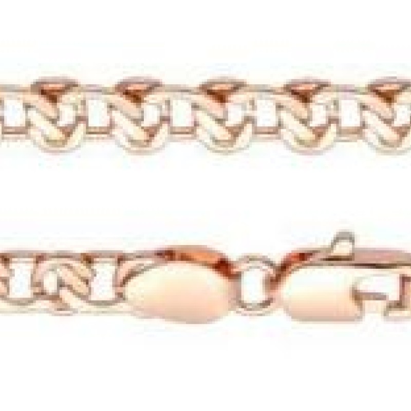 Apzeltīta rokassprādze Kabeļveida gliemežvāku saites ķēdes