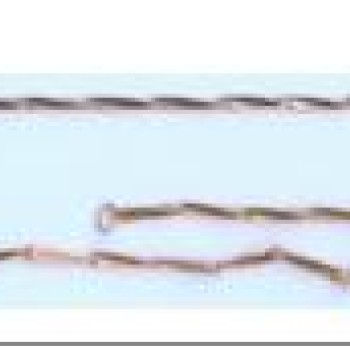 Apzeltītā ķēdīte Elegantu klasisku stienīšu posmu virkne ar šarnīrveida saitēm