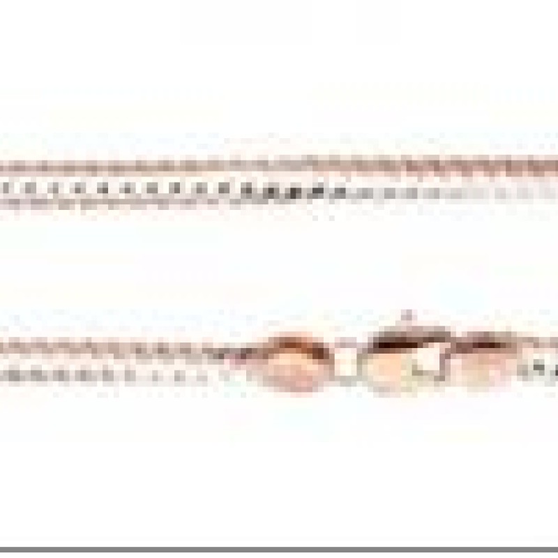 Apzeltītā ķēdīte Klasisks Maiami stila Kubas posmu ar dubultrievām vidū pinums