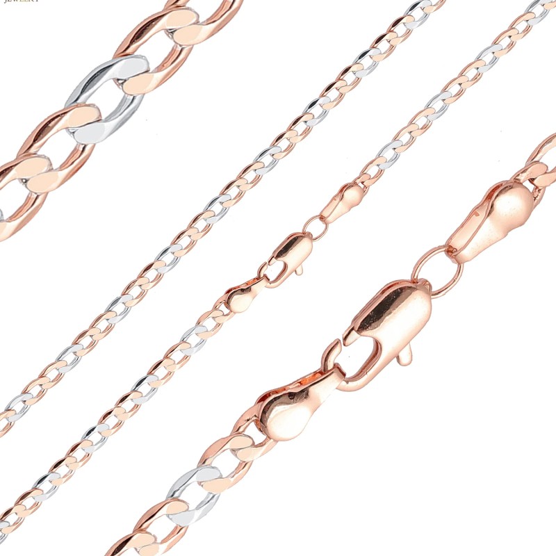 Apzeltītā ķēdīte Klasiskās ķēdes ar apmales posmu virkne