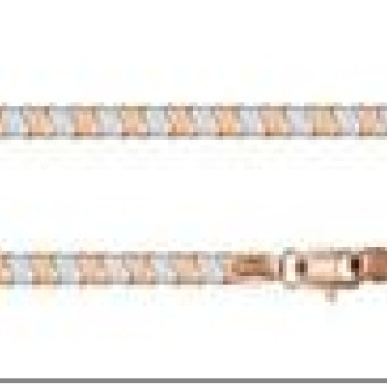 Apzeltītā ķēdīte Gliemeža sešstūra formas Fancy posmu virkne