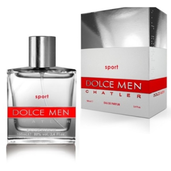 Chatler DOLCE MEN SPORT vīriešu smaržūdens 100ml Chatler DOLCE MEN SPORT vīriešu smaržūdens 100ml
