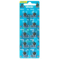 Baterija G5 10BL Vinnic LR754 1,5V (10gab.)