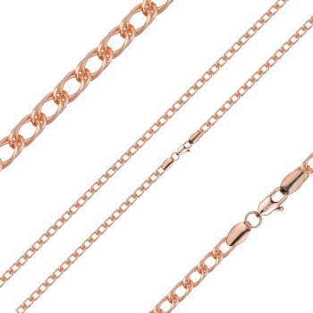 Apzeltītā rokassprādze Dubultposmu ķēdes pinums