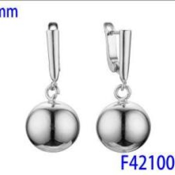 Auskari ar rodija pārklājumu