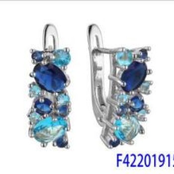 Auskari ar rodija pārklājumu