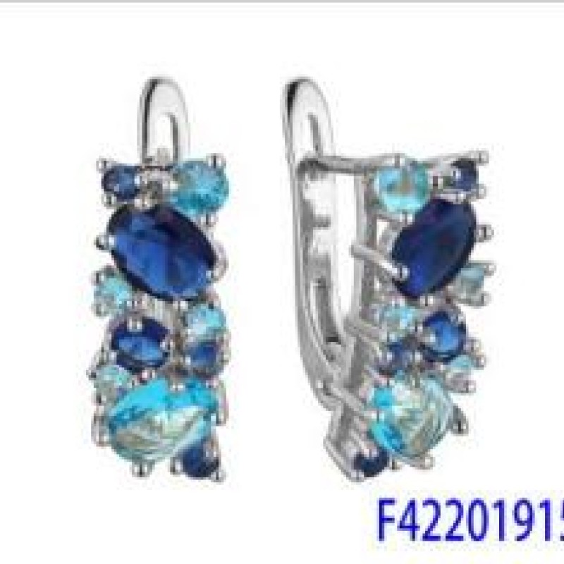 Auskari ar rodija pārklājumu