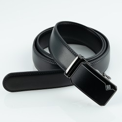 Ādas josta vīriešu GELOMA 3,5cm ar sprādzi "automāts"