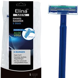 Vienreizējie skuvekļi Elina (5 gab.)