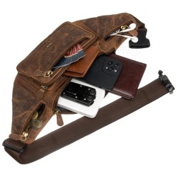 Jostas soma PETERSON dabīgās ādas