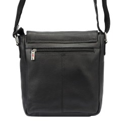 Vīriešu plecu soma ALBATROSS dabīgā āda