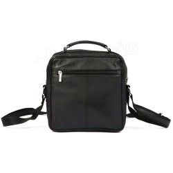 Vīriešu plecu soma ALBATROSS dabīgā āda