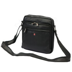 Vīriešu plecu soma ALBATROSS dabīgā āda