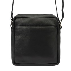 Vīriešu plecu soma ALBATROSS dabīgā āda