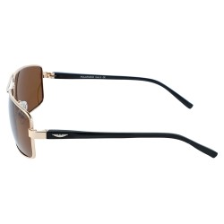 Polarizētās saulesbrilles PolarZONE Aluminium vīriešu ar maisiņu