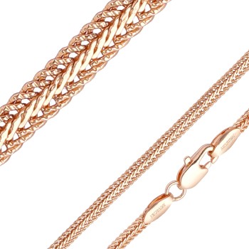 Apzeltītā ķēdīte Lapsas astes sānos izkaltu posmu pinums