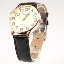 OMAX rokas pulkstenis vīriešu metāla elastīga siksna Ø3,8cm