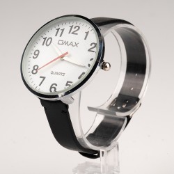 OMAX rokas pulkstenis sieviešu Ø3,8cm ar ādas siksnu