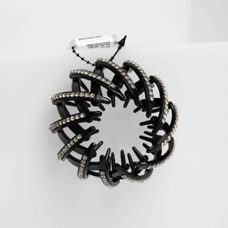 Matu sprādze-kūpols astei REGINA "BLACK DIMOND" ∅40mm